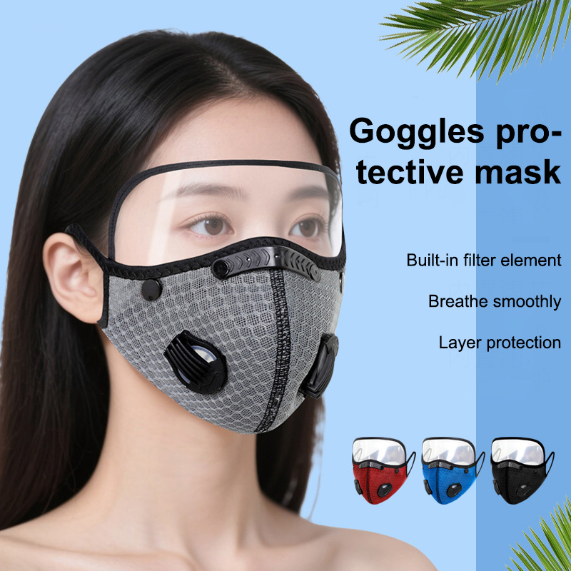 Dust Mask Construction - Nowa maska rowerowa z filtrem, gogle,