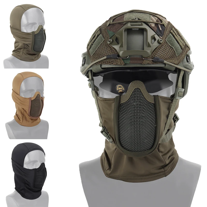 Respirator Half Face - Maska Taktyczna Kominiarka Ochronna na Głowę