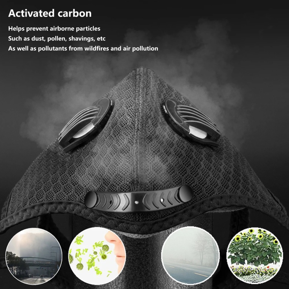 1 SZT. Maska rowerowa z filtre – Dust Mask Construction recenzja i cena